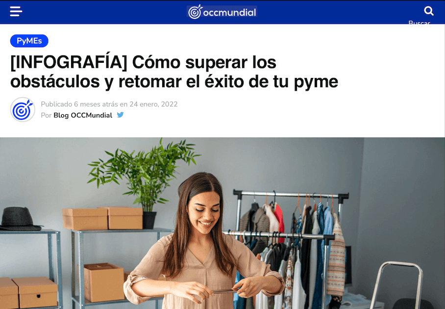 Ejemplo de título creativo para publicación: OCCMundial