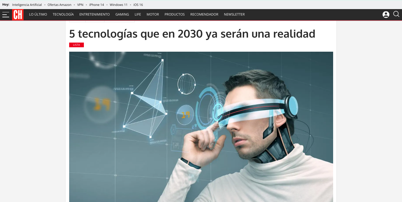 Ejemplo de título de blog creativo: innovaciones futuras