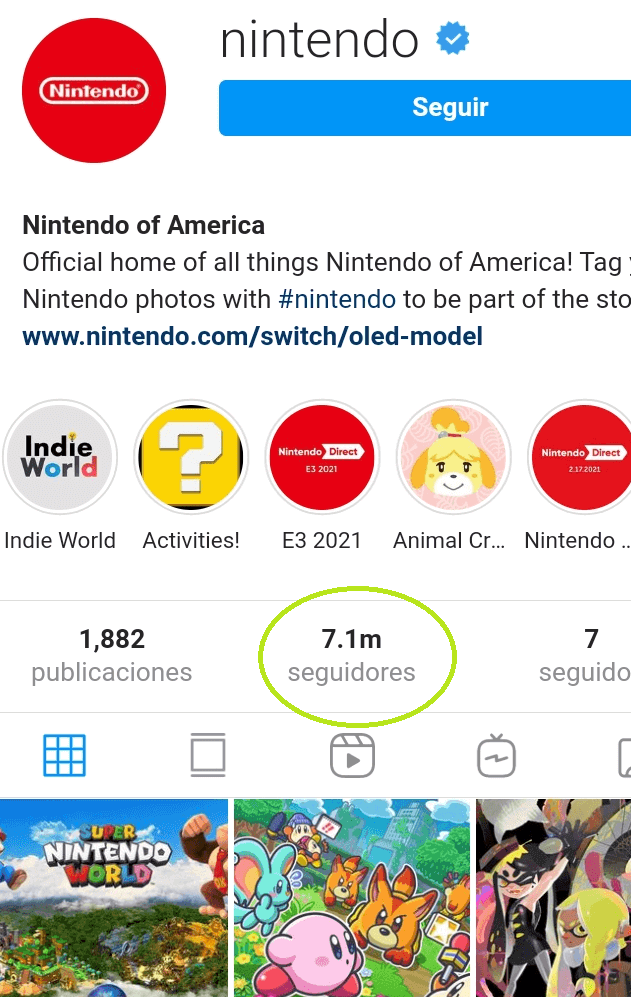 Ventajas de Instagram: gran número de receptores
