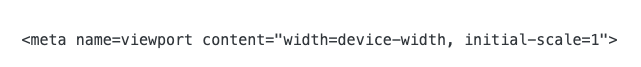 Ejemplo de meta viewport
