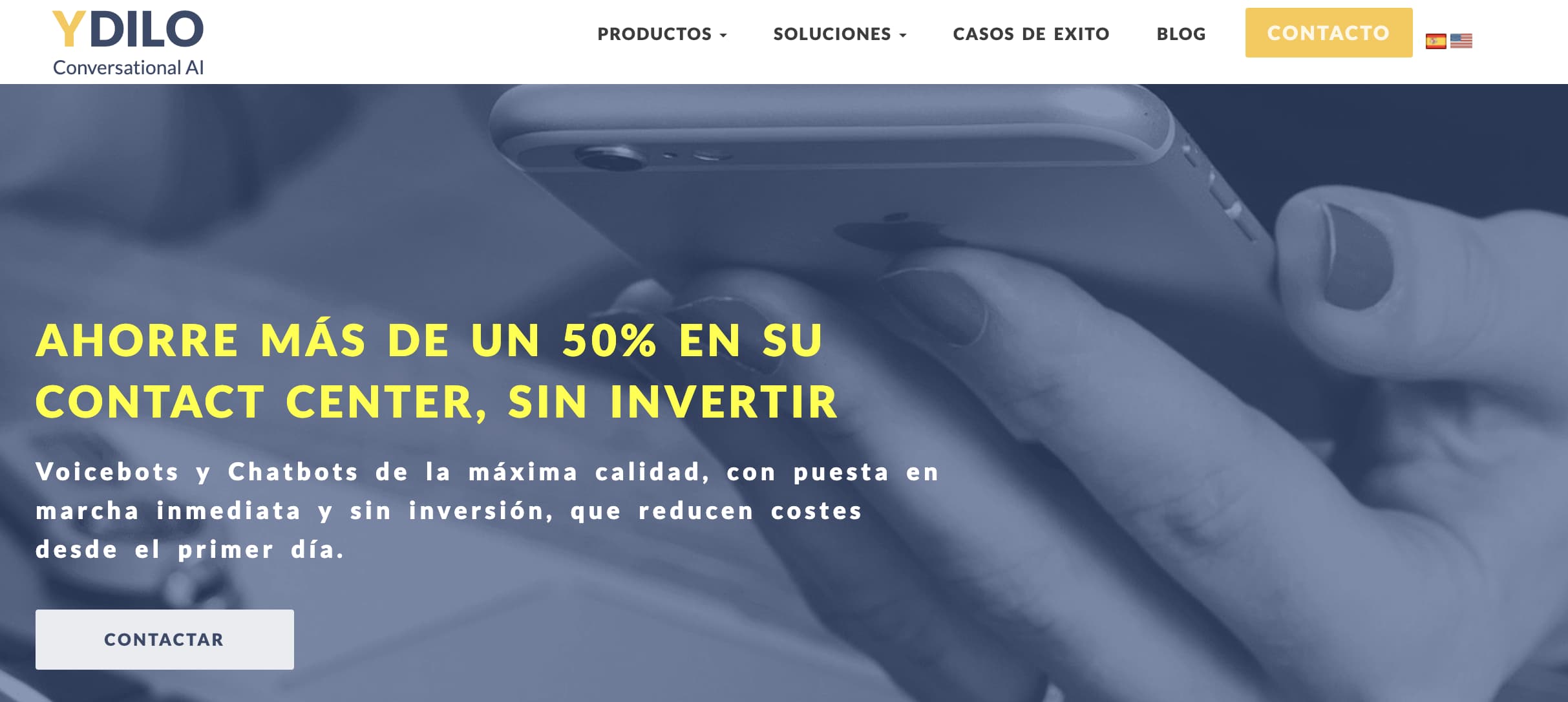 Ejemplo de voicebot para empresas: Ydilo