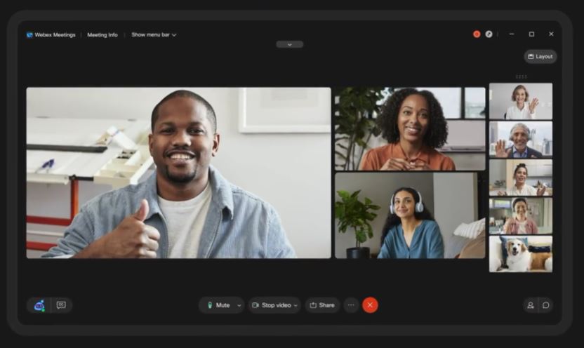 Plataforma webinar de Webex