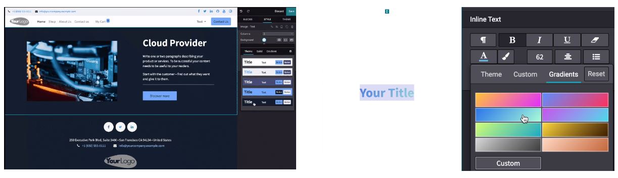 Web con inteligencia artificial de Odoo