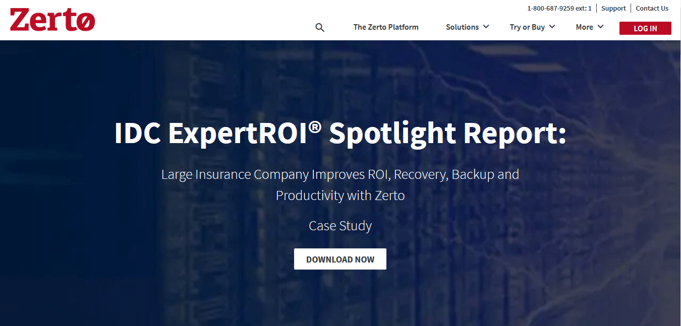 Zerto, herramienta para la migración de datos