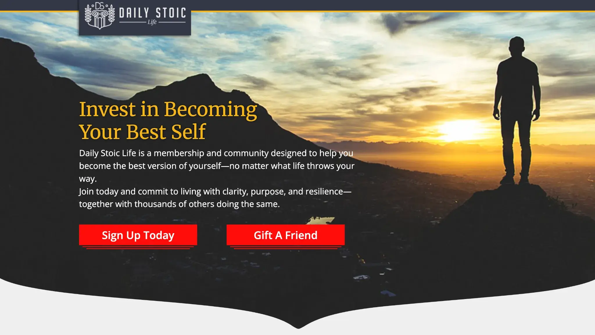 membership website builder, The Daily Stoic