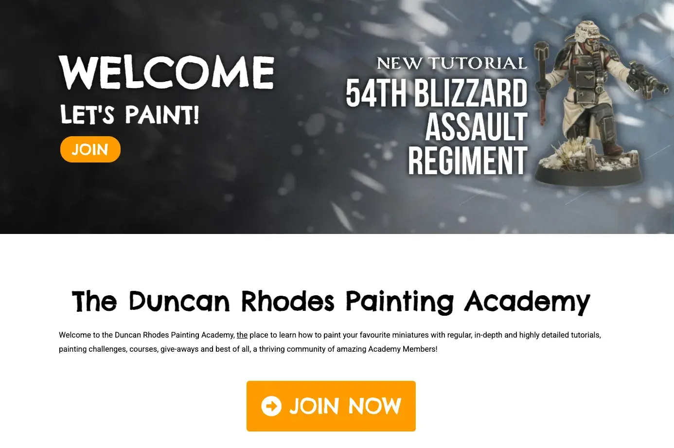 paid membership website ideas: educational example from duncan rhodes