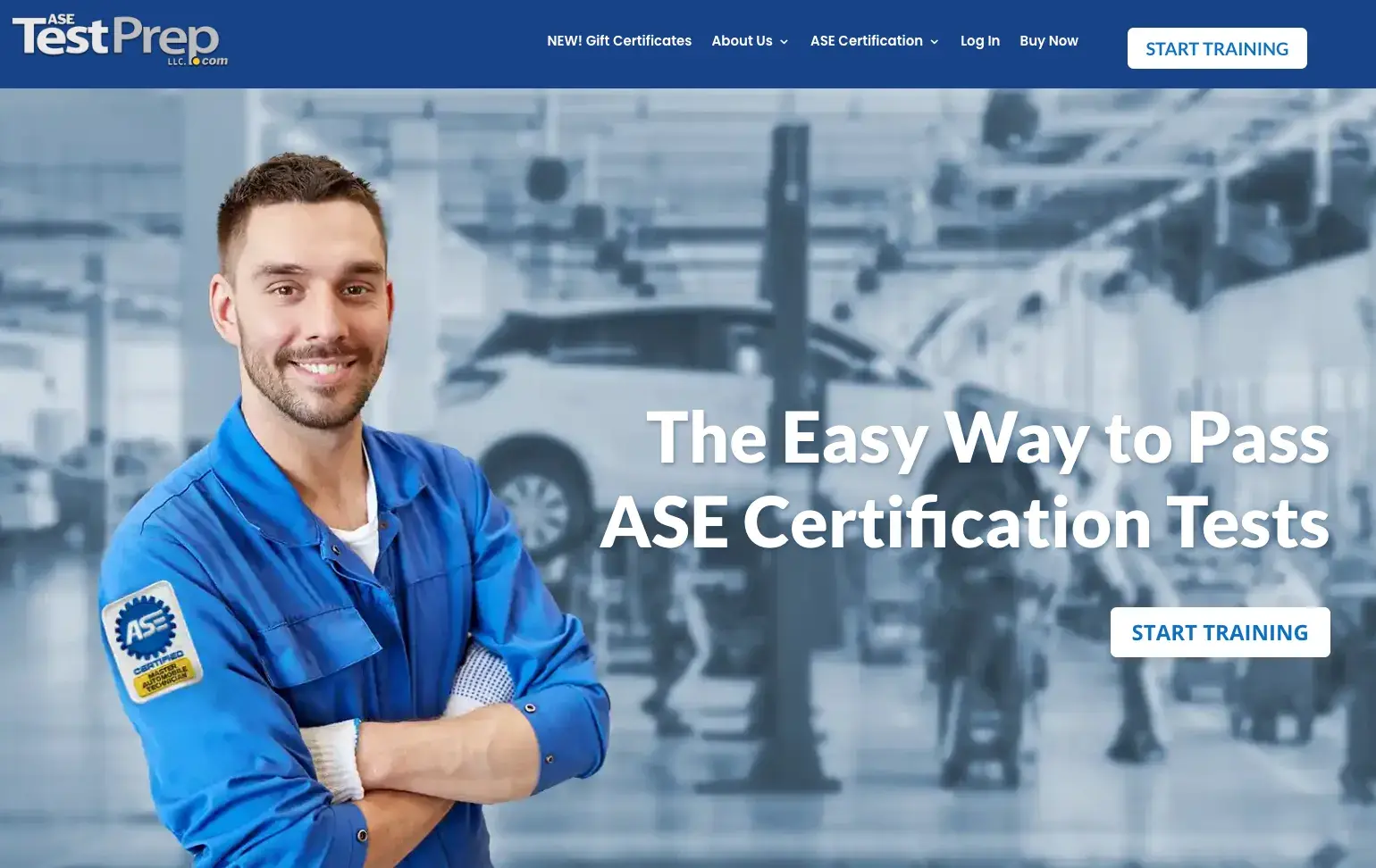 membership website ideas: text prep example from ase