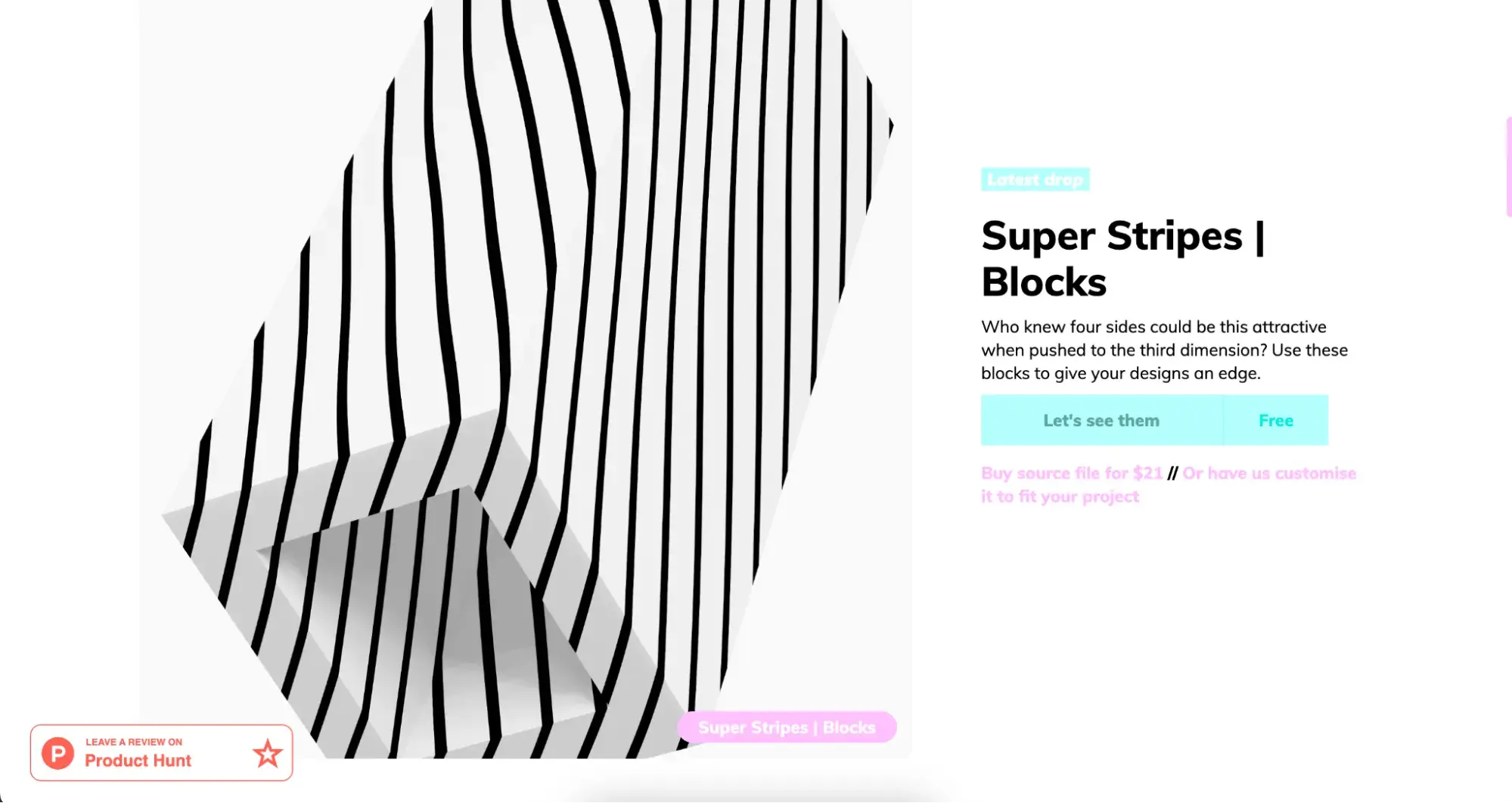 example of selling on a microsite