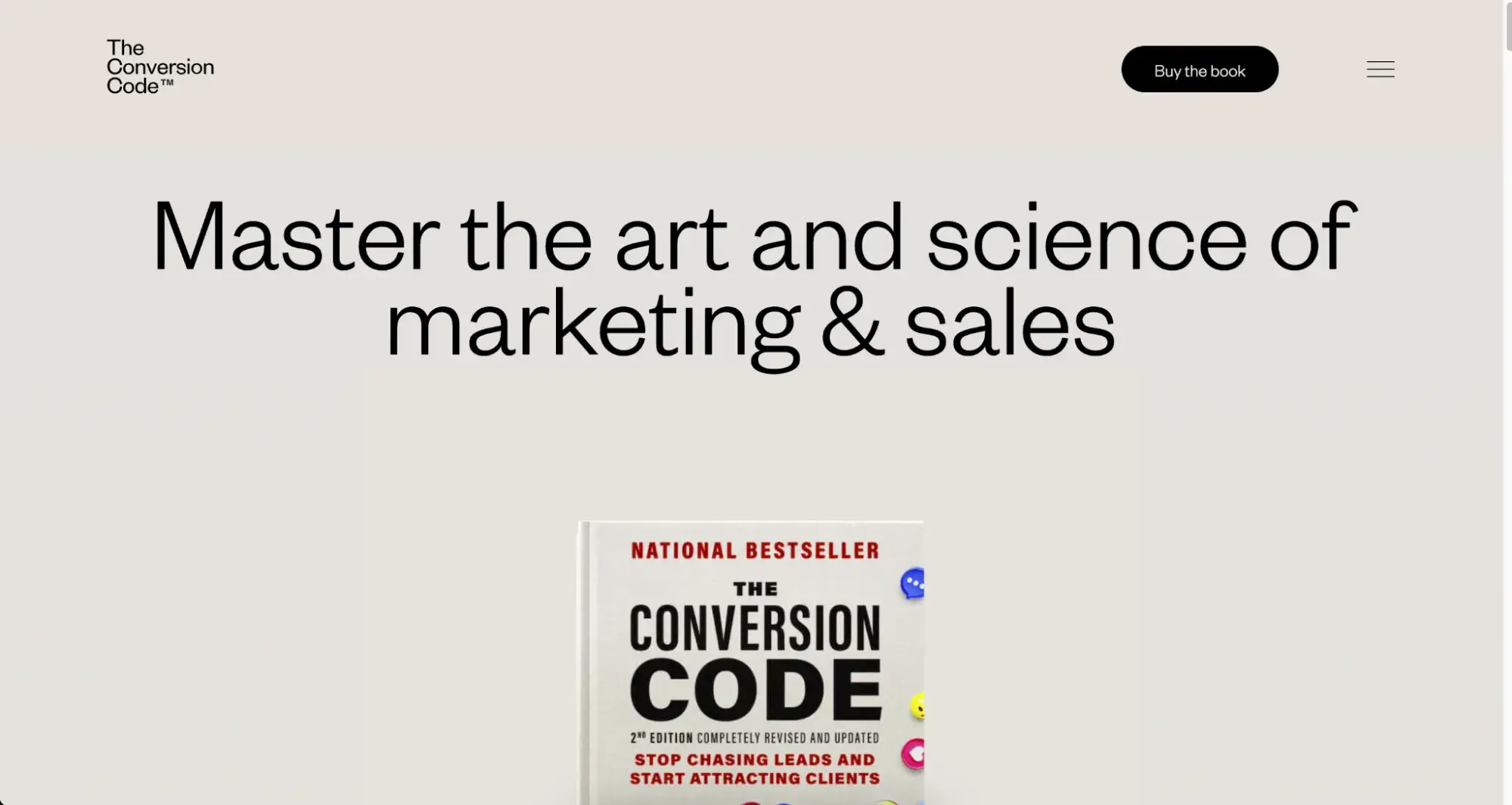 example of microsites for book sales