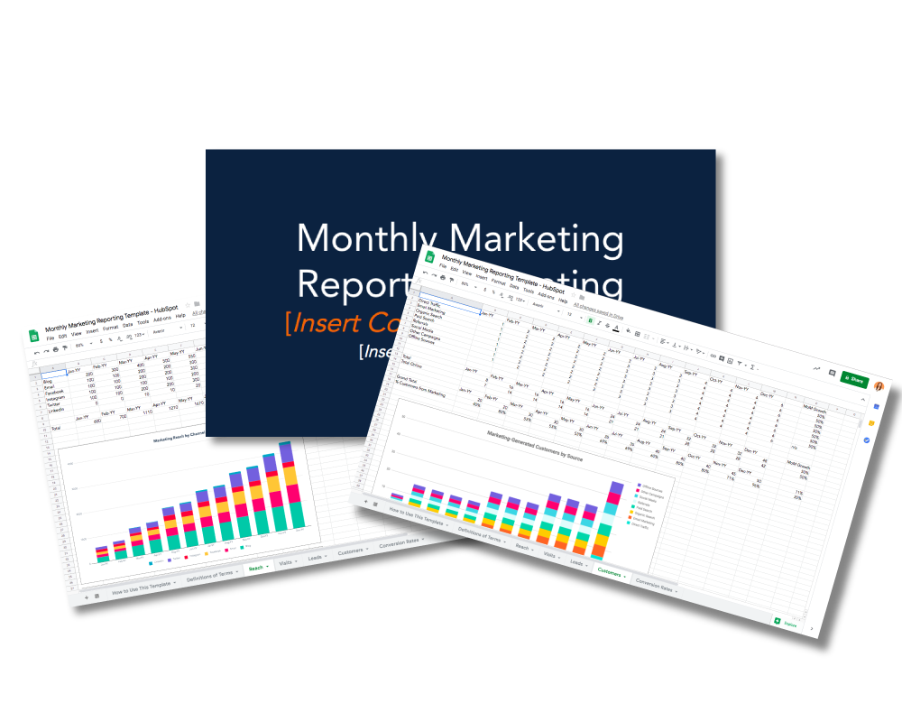 Monthly Marketing Reporting Templates