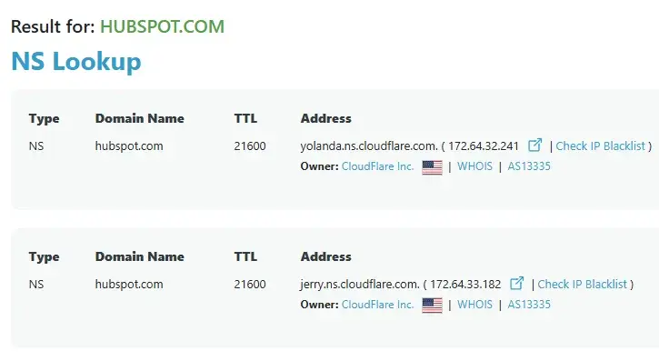 ̽ѡ nameservers, ̽ѡ Nameservers