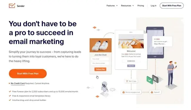 email newsletter template from campaign sender