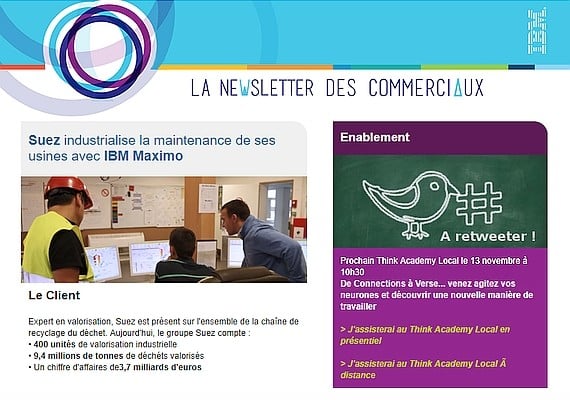 exemple newsletter interne suez