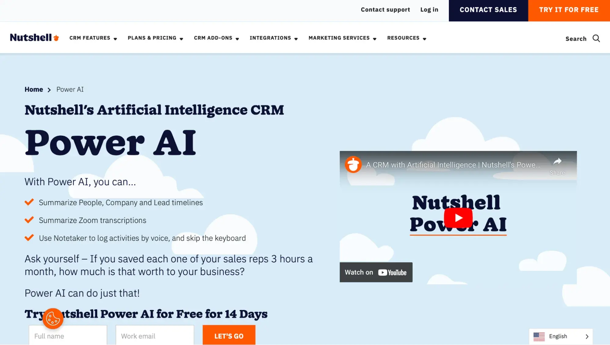 Nutshells AI CRM