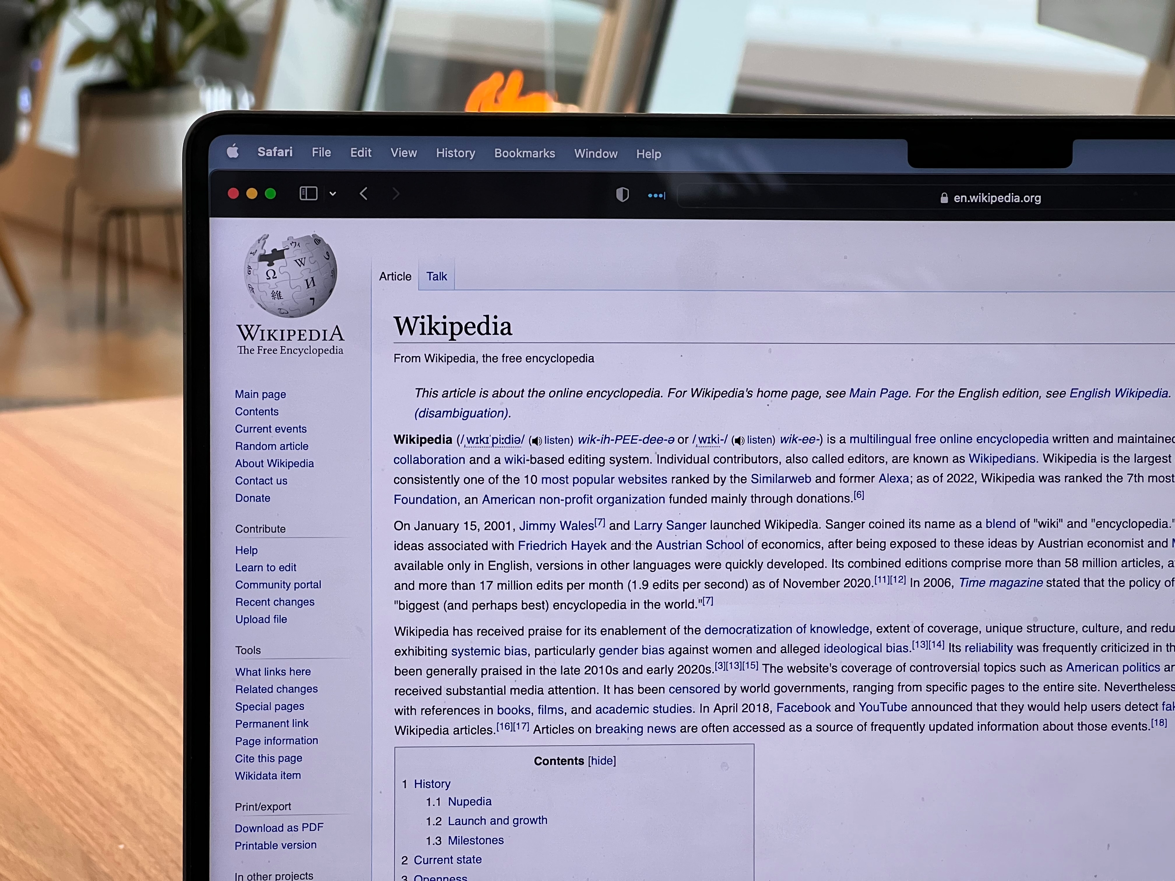 contenu Wikipédia