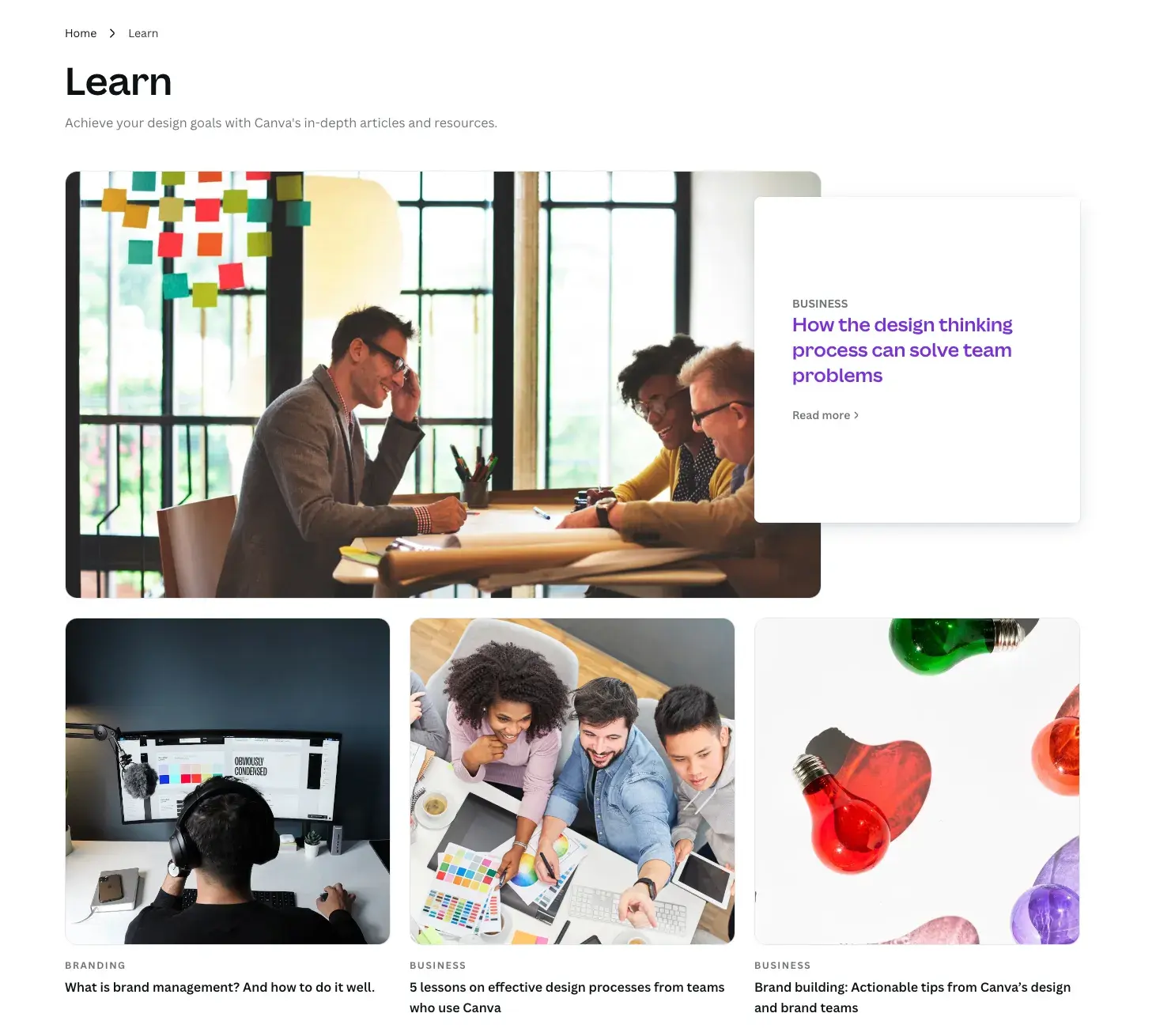organic marketing through blogging on Canva’s blog