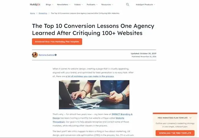 organic marketing, guest blog by ramona sukhraj on hubspot