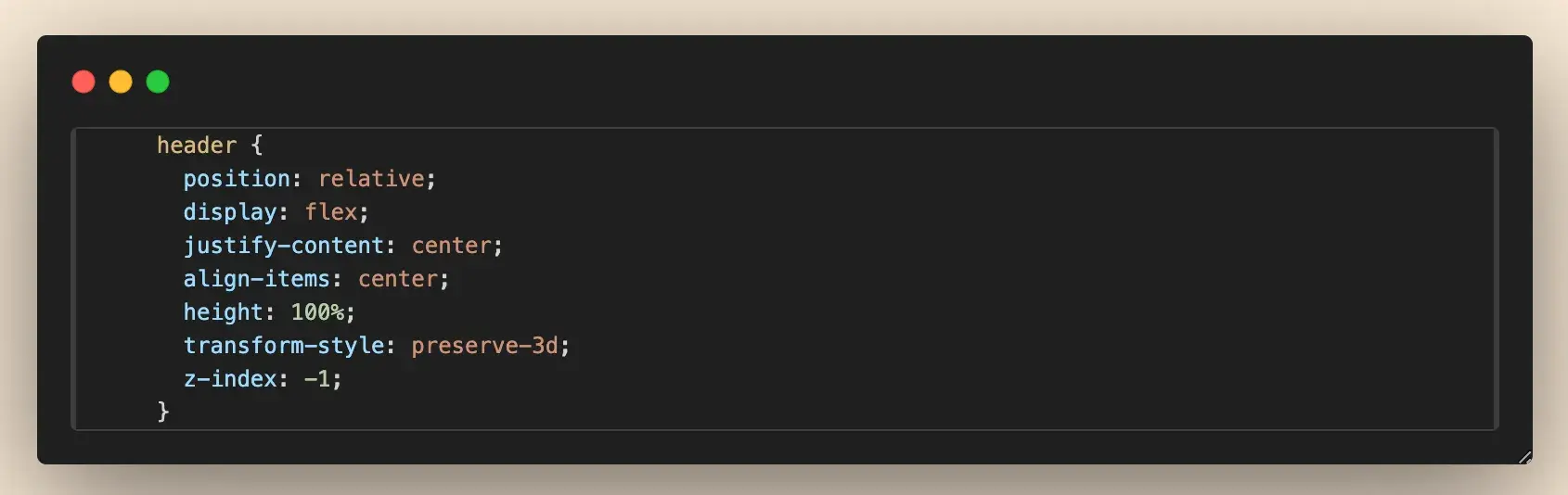 parallax scrolling : header element’s css
