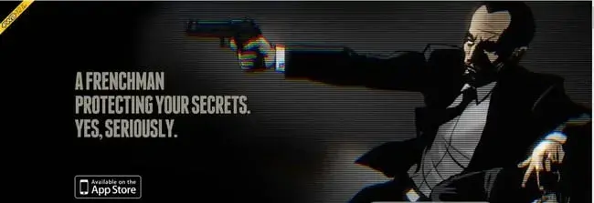 parallax website examples: ben the bodyguard