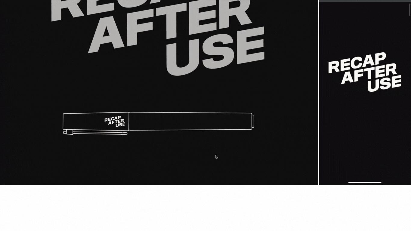 parallax website examples: louie sellers