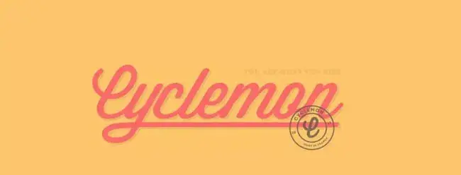 parallax website examples: cyclemon