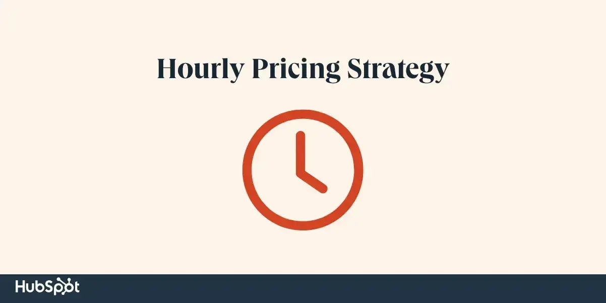 hourly pricing strategy, image of a clock