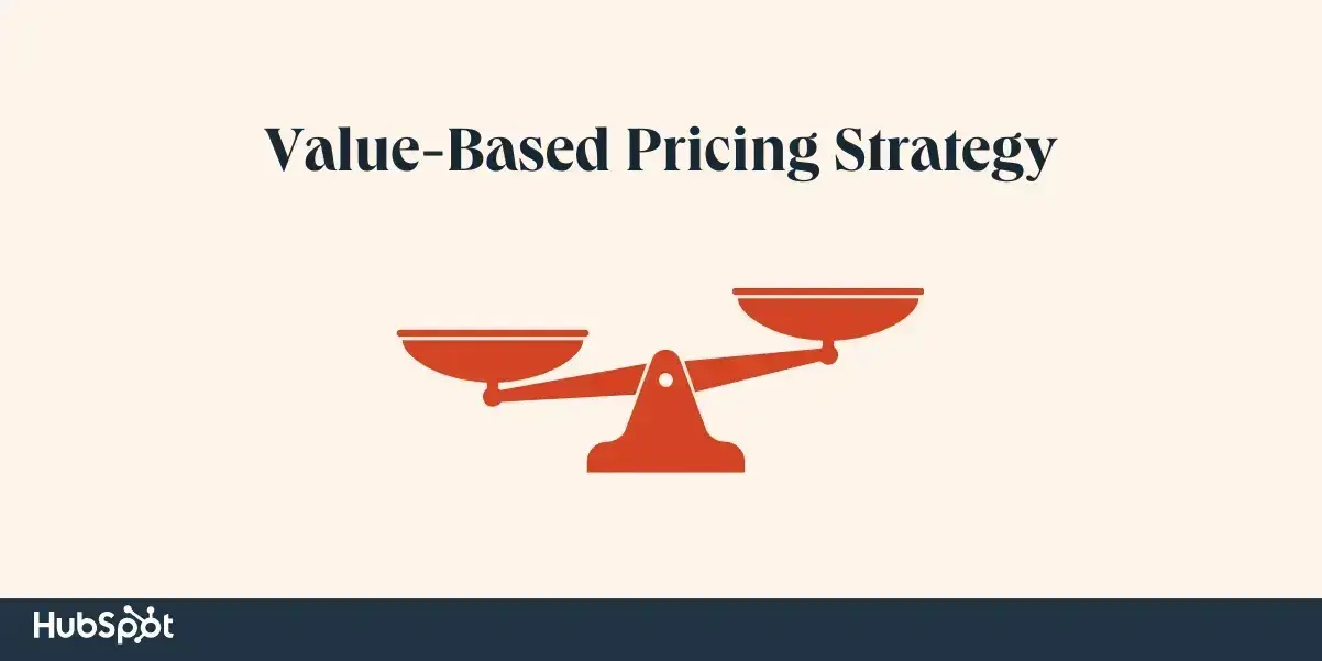 value-based pricing strategy, image of a scale