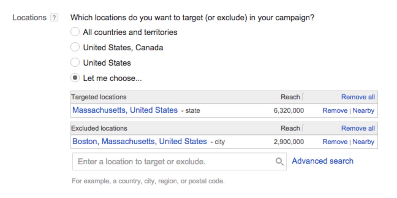 Cómo configurar una campaña de YouTube: elige la ubicación para mostrar tus videos