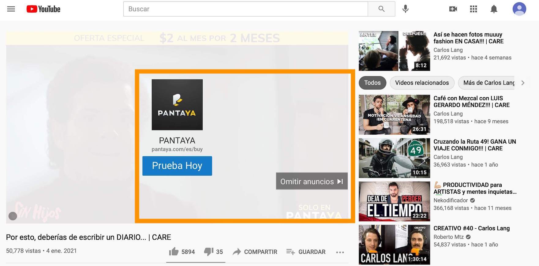 Tipos de publicidad de YouTube: TrueView in-stream