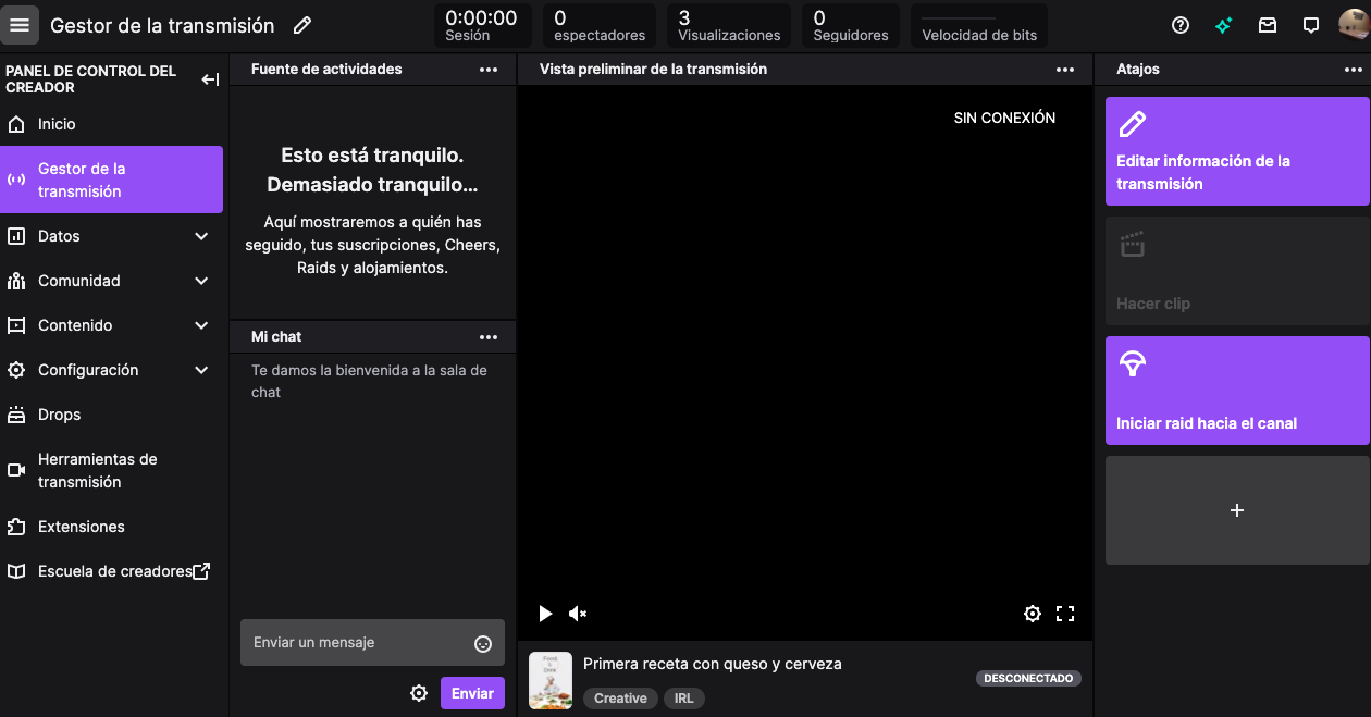 Gestor de video de Twitch