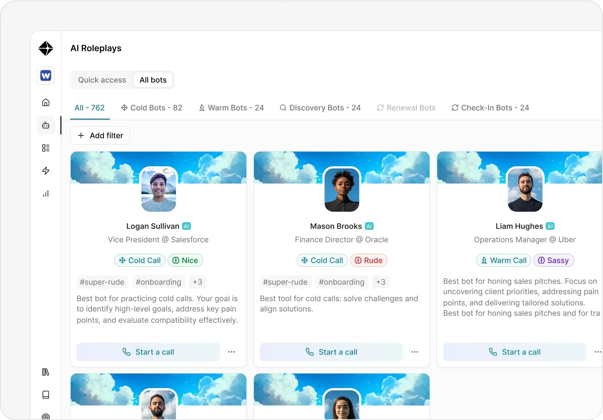 sales coaching software, Hyperbound