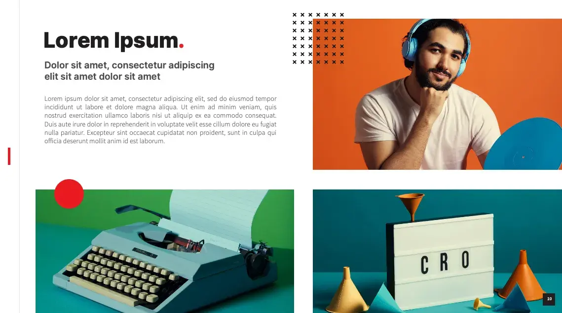sales deck examples: sales presentation template by 51Թ