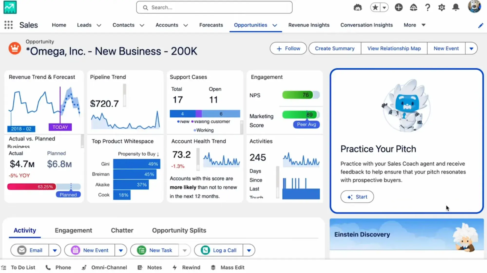 salesforce agentforce, formerly sales cloud, is a sales operation platform for enterprise teams.