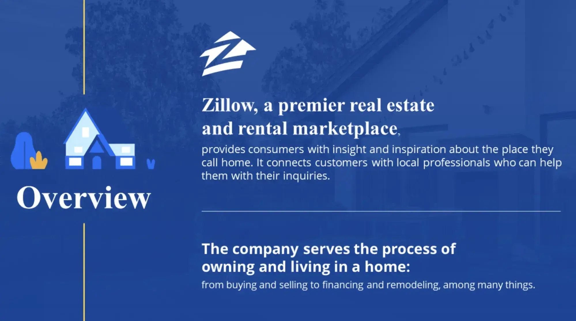 sales presentation deck example from zillow with a focus on soltions