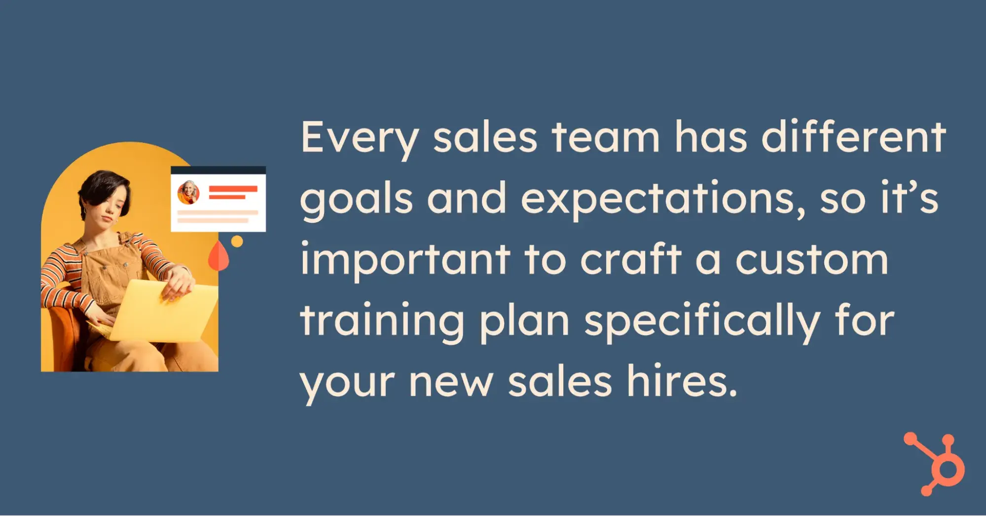 pull quote from article on sales training onboarding plan