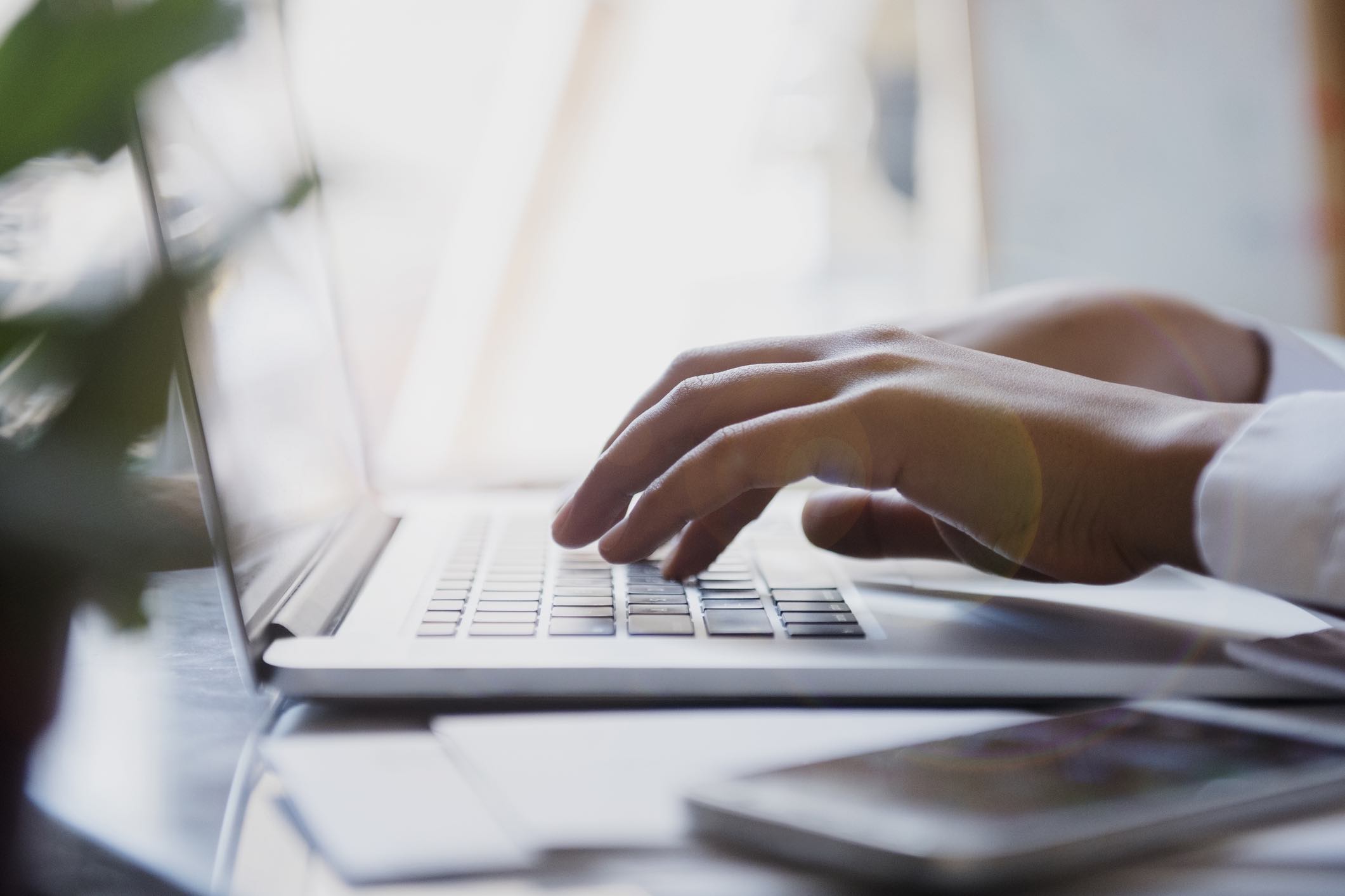 person using sample letter for hacked email after a cybersecurity breach