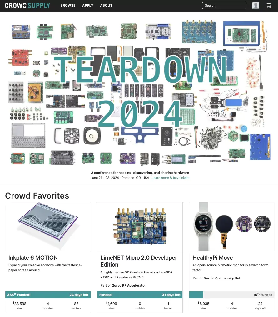 crowd supply crowdfunding site