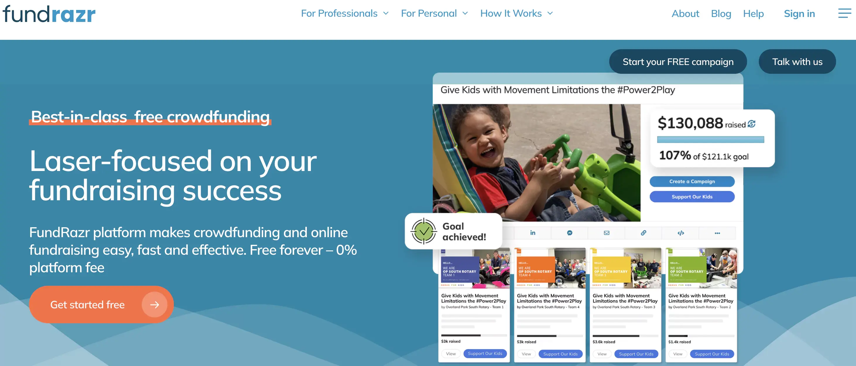 fundrazr crowdfunding site