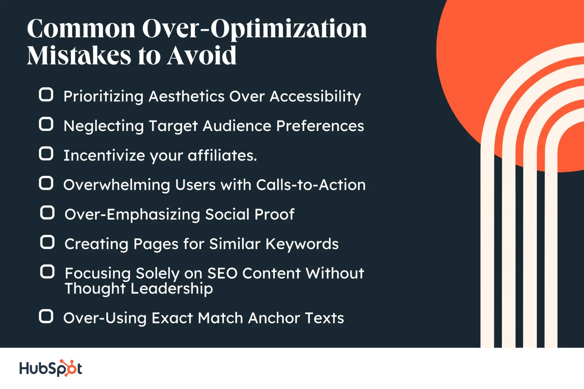 over-optimization mistakes to avoid
