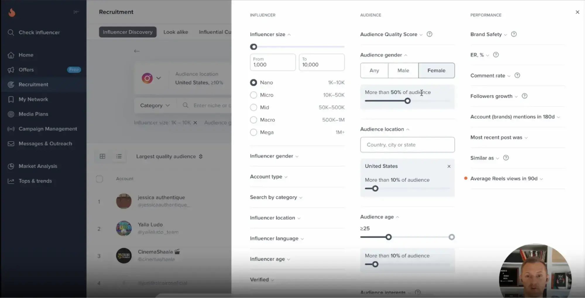 social media tools, hypeauditor