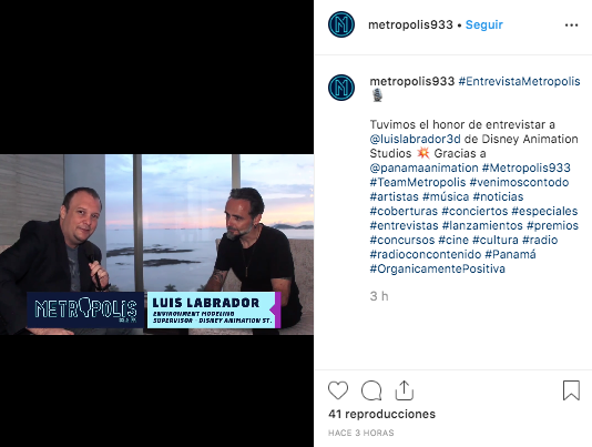 Consejos de videos de Instagram para marketeros: ejemplo de @metropolis933