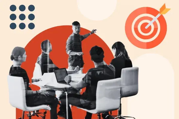 visual metaphor for what is a target market example