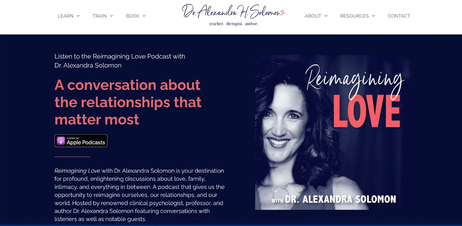 dr. alexandra solomons podcast
