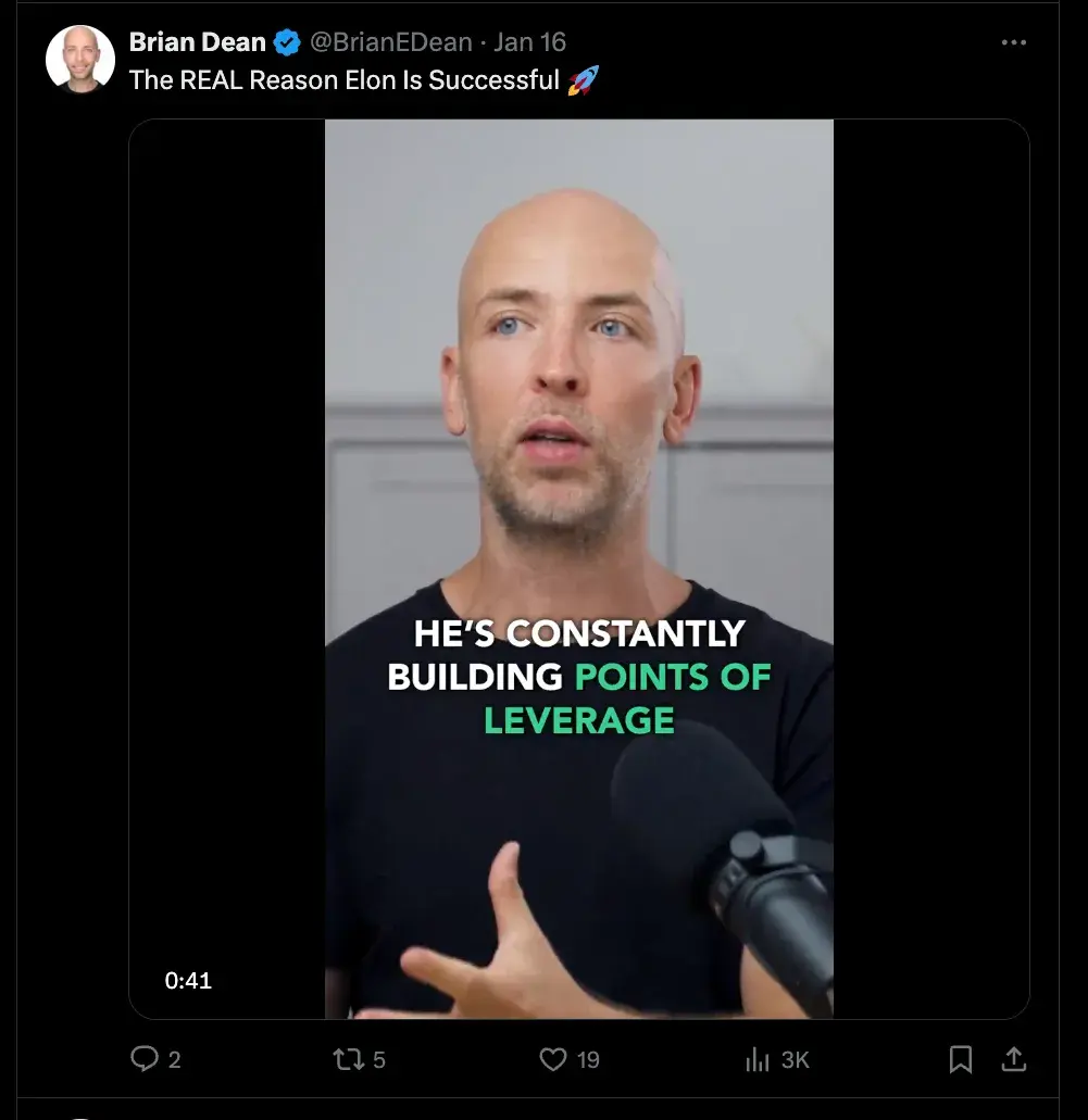 brian deans post on x