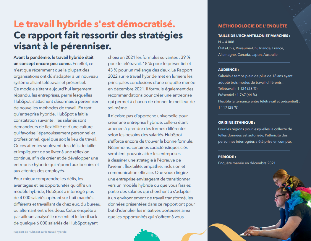 travail hybride démocratisé