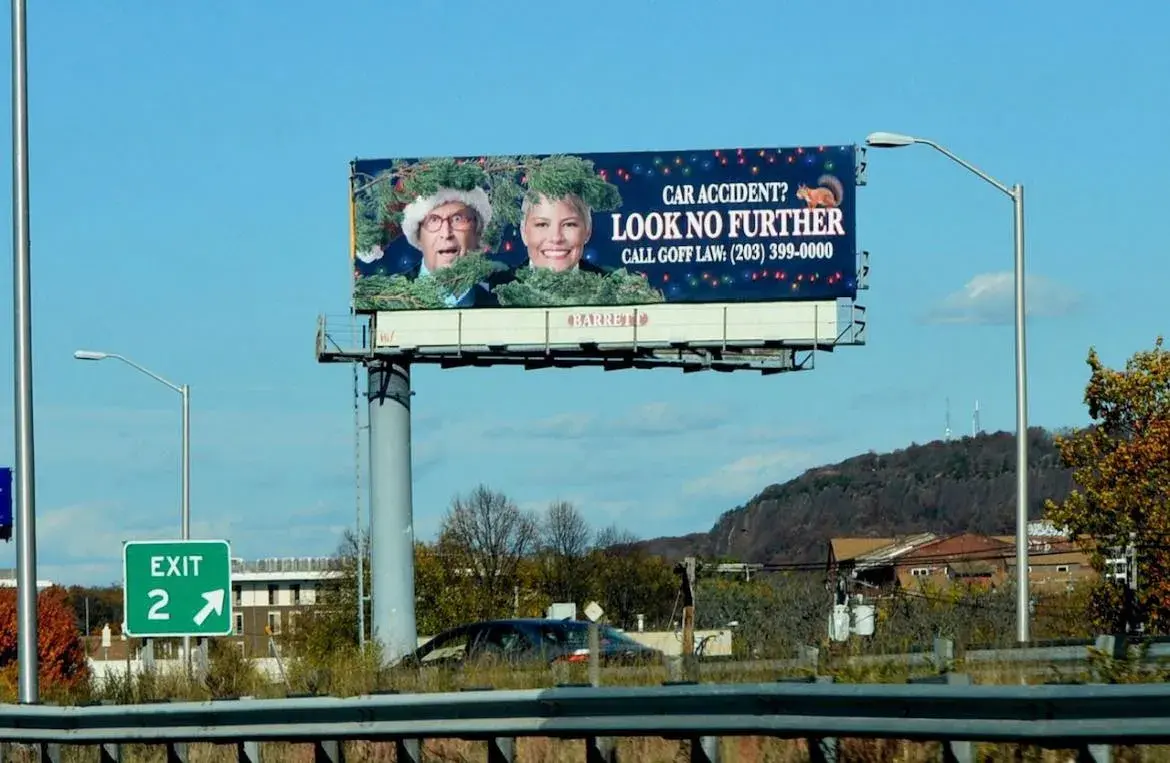 types of marketing, Goff Law Group billboard example