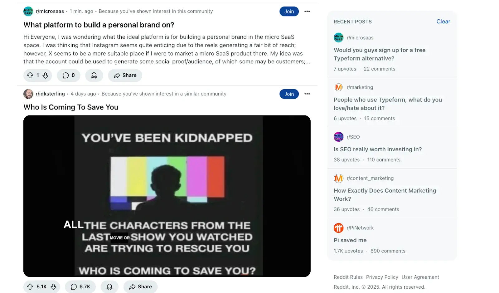 reddits feed