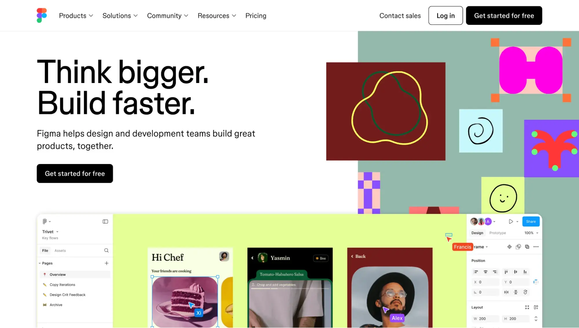 ui design tools: figma website