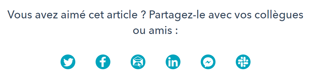 exemple boutons partage réseaux sociaux