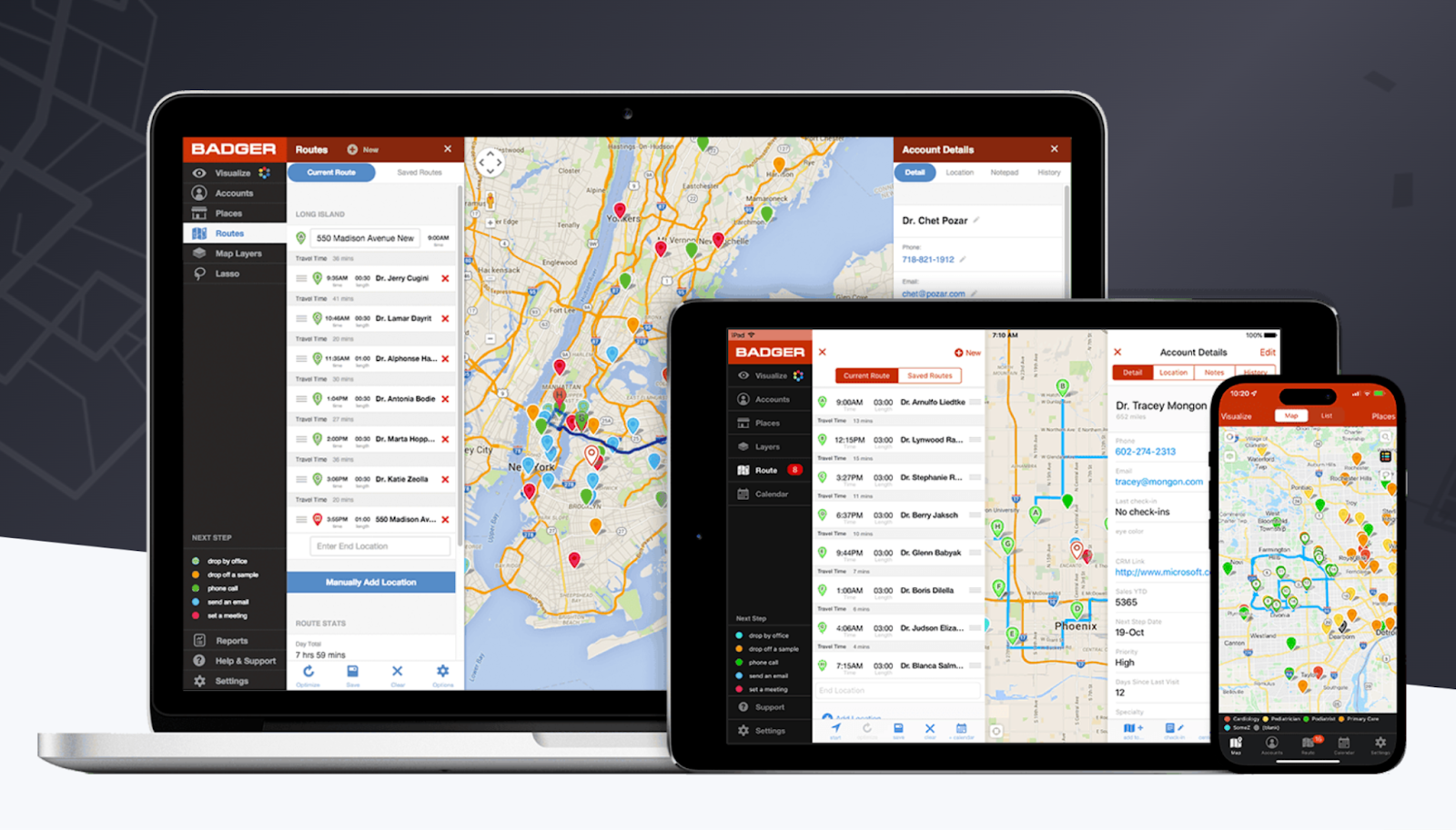 Best Sales Territory Mapping Software: badger maps